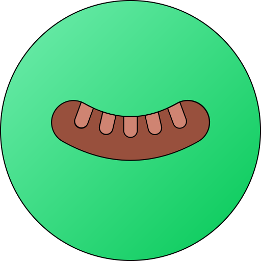 wurst Generic gradient lineal-color icon