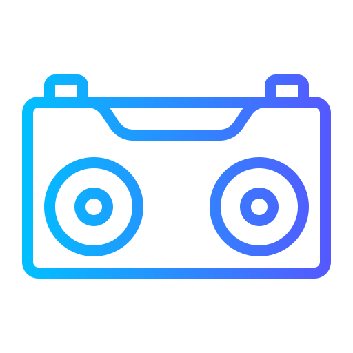 musikbox Generic gradient outline icon