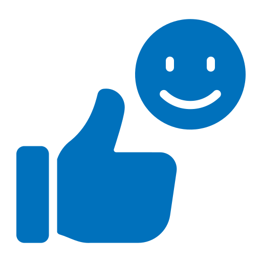 Positive review Generic color fill icon