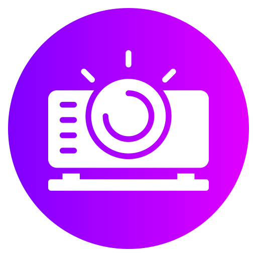 Projector Generic gradient fill icon
