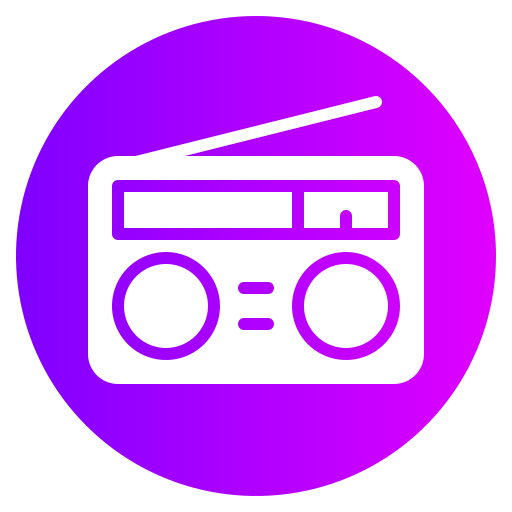 Radio Generic gradient fill icon