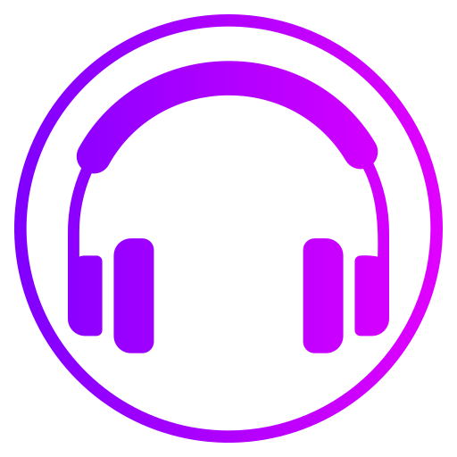 Headphones Generic gradient fill icon
