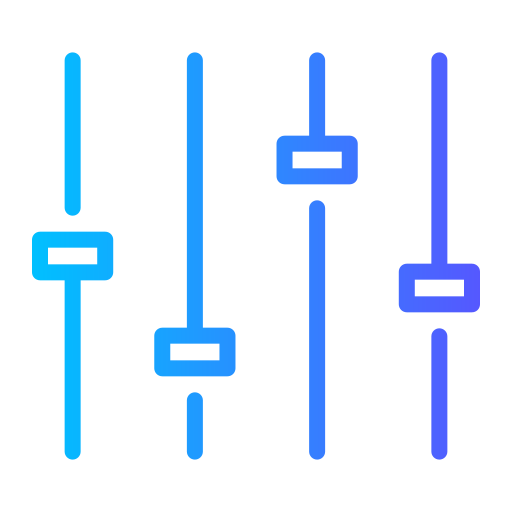 regulacja głośności Generic gradient outline ikona