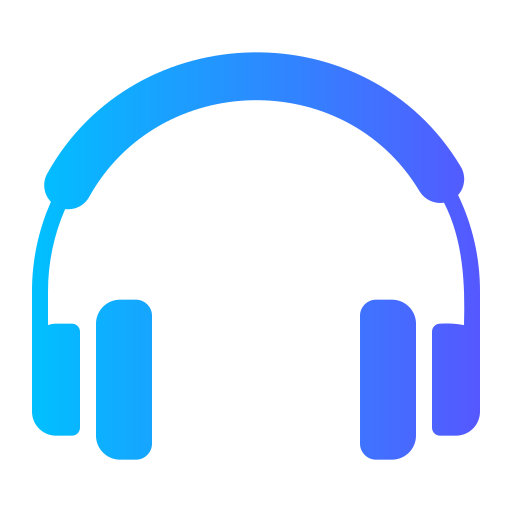Headphones Generic gradient fill icon