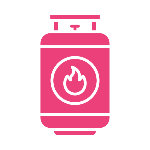 Gas bottle Generic color fill icon
