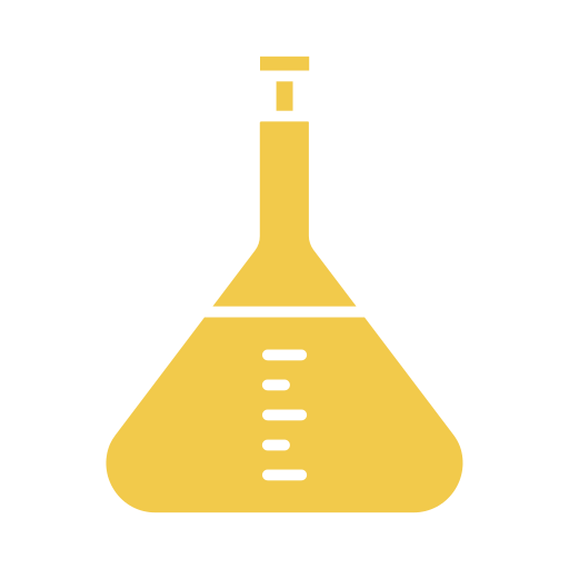 Volumetric flask Generic color fill icon