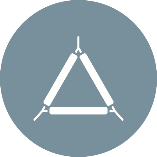 triangolo Generic color fill icona
