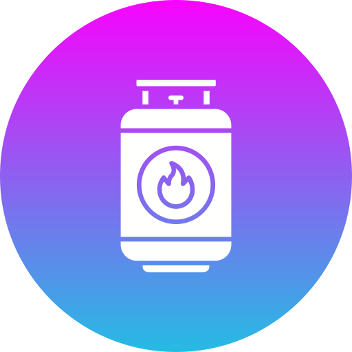 Gas bottle Generic gradient fill icon