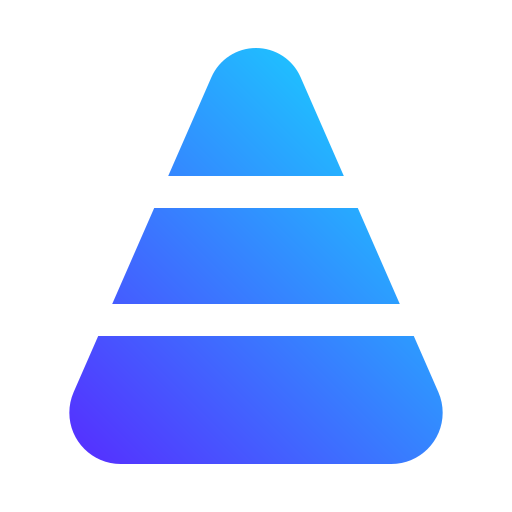 Pyramid Generic gradient fill icon