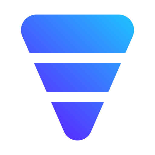 Sales funnel Generic gradient fill icon