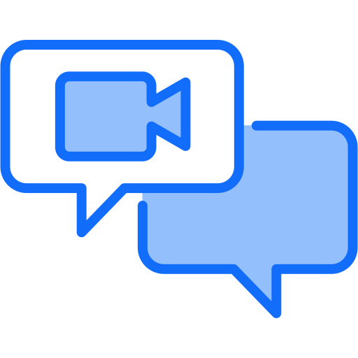 Video chat Generic color lineal-color icon