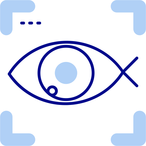 Fish eye Generic color lineal-color icon