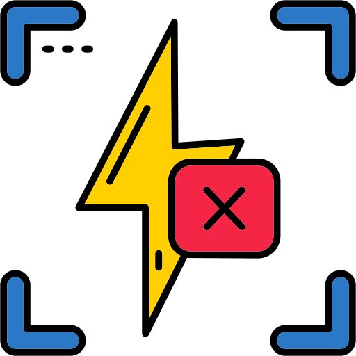 Flash off Generic color lineal-color icon
