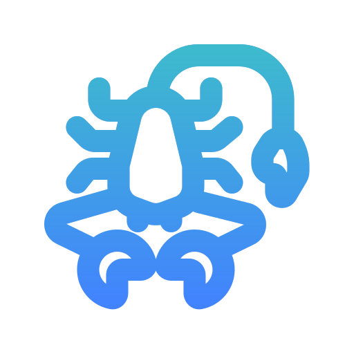 Скорпион Generic gradient outline иконка
