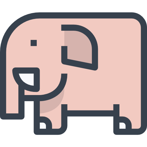 Elephant Justicon Lineal Color icon