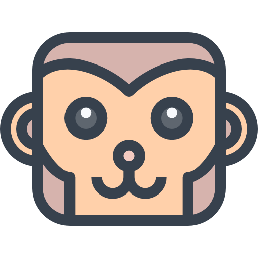 Monkey Justicon Lineal Color icon