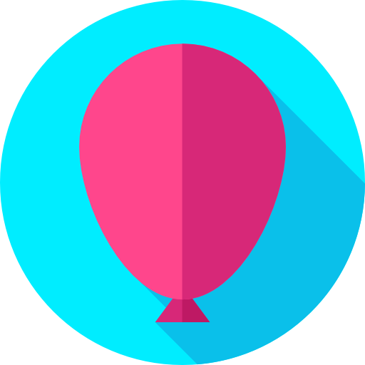 Balloon Flat Circular Flat icon