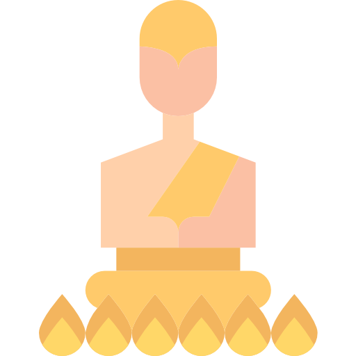 boeddha Justicon Flat icoon