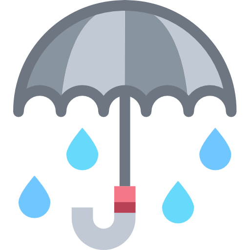 parasol Justicon Flat ikona