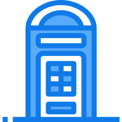 Telephone Justicon Blue icon