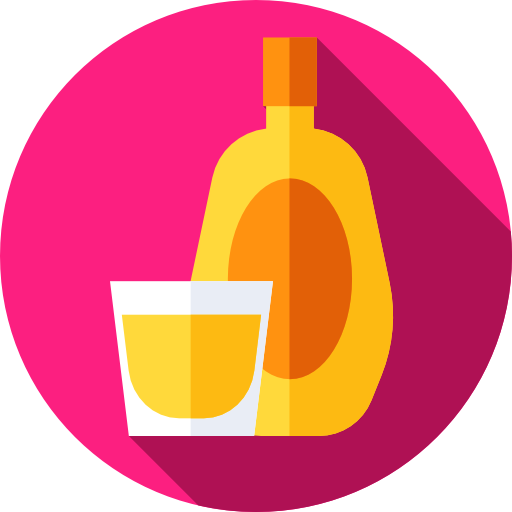 ラム酒 Flat Circular Flat icon