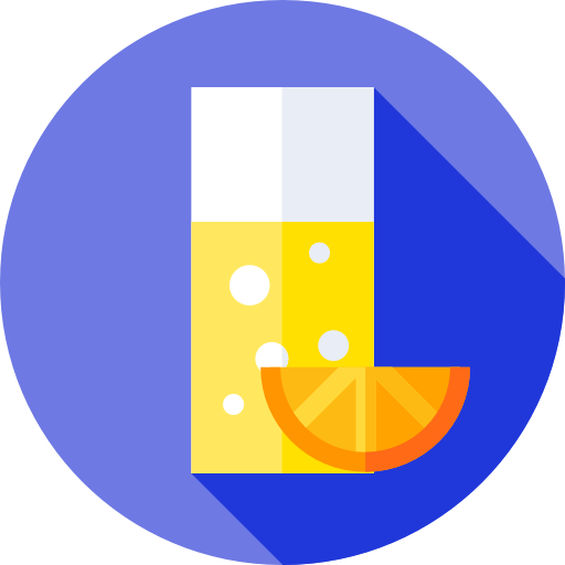 limonada Flat Circular Flat icono