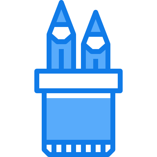 Pencilcase Justicon Blue icon