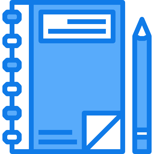 Notebook Justicon Blue icon