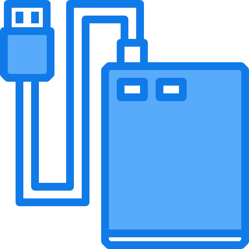 ハードディスク Justicon Blue icon