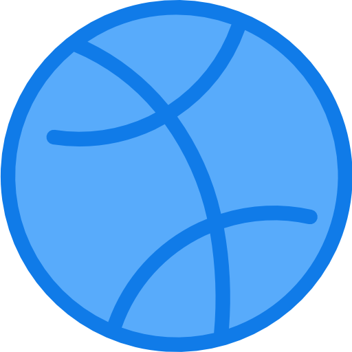 dribbble Justicon Blue icon