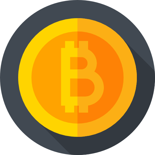 bitcoin Flat Circular Flat Icône