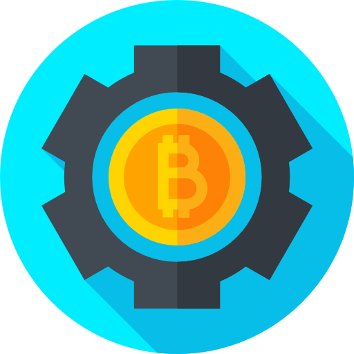 bitcoin Flat Circular Flat icona