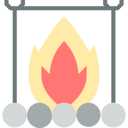 たき火 Justicon Flat icon