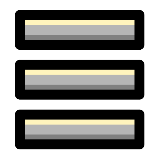 menu des lignes de hamburgers Generic color lineal-color Icône