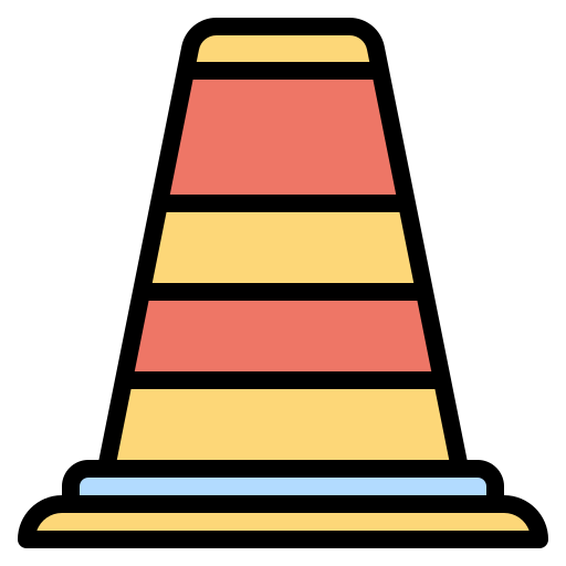 stożek Generic color lineal-color ikona