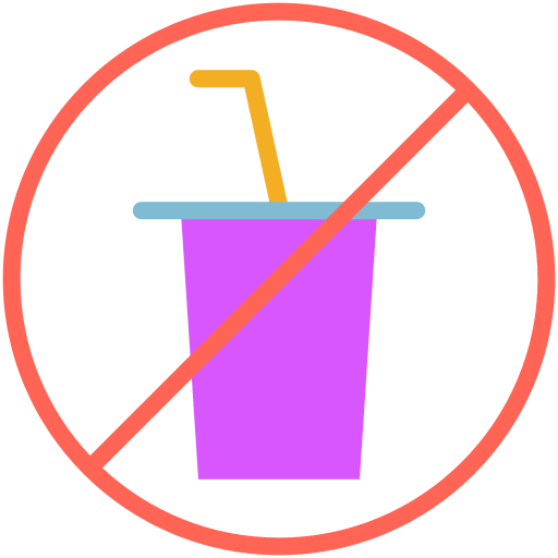 no beber Generic color fill icono
