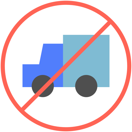 No truck Generic color fill icon
