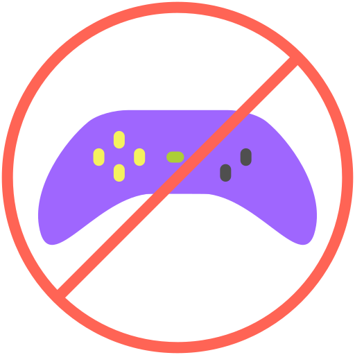 No playing Generic color fill icon
