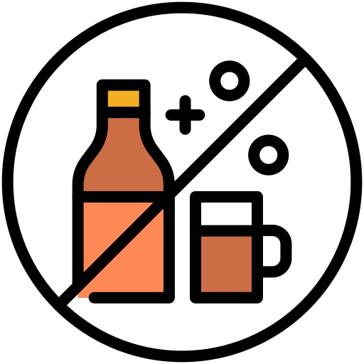 kein alkohol Generic color lineal-color icon