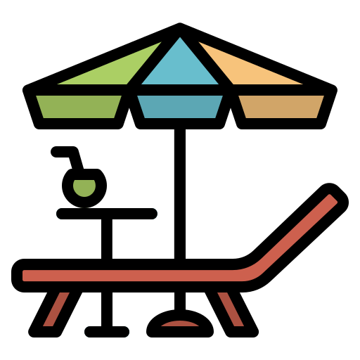 guarda-chuva Generic color lineal-color Ícone