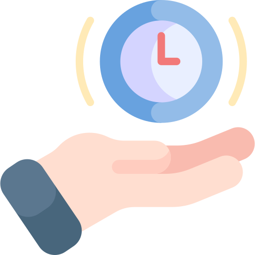 Time management Kawaii Flat icon