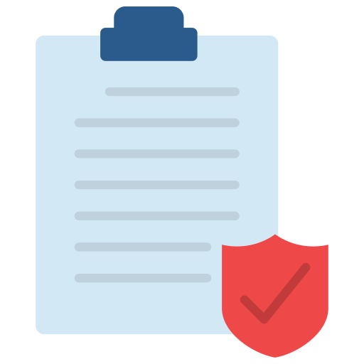 Insurance policy Generic color fill icon