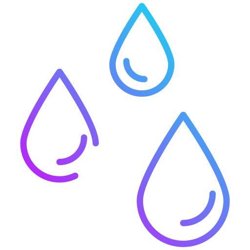 water Generic gradient outline icoon