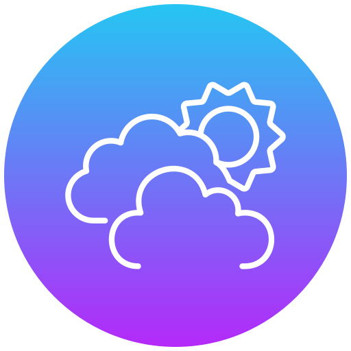 Cloudy day Generic gradient fill icon