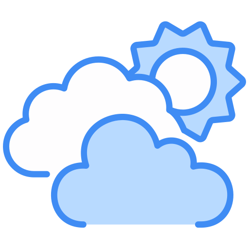 Cloudy day Generic color lineal-color icon