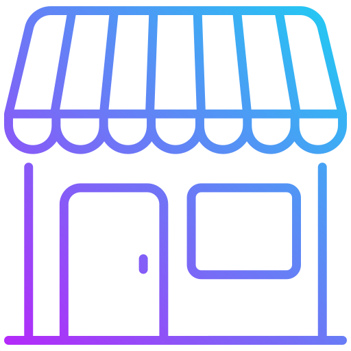 magasin Generic gradient outline Icône