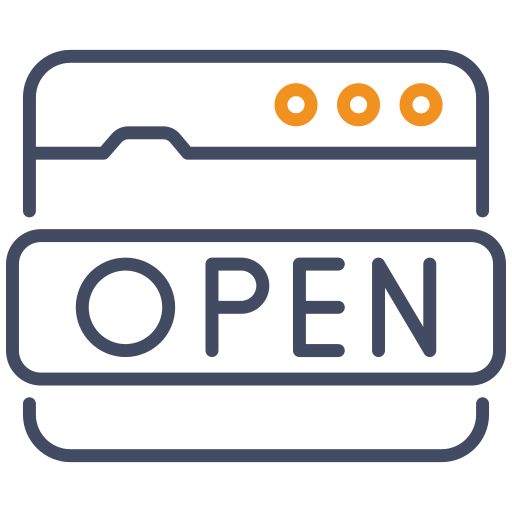 Open Generic color outline icon