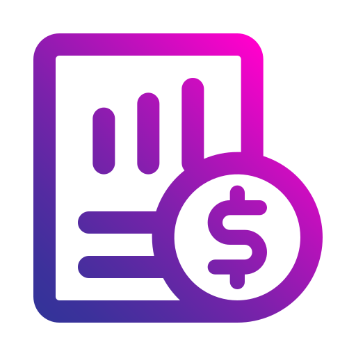 finanzbericht Generic gradient outline icon