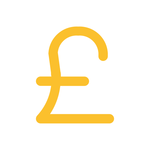 Pounds Generic color fill icon