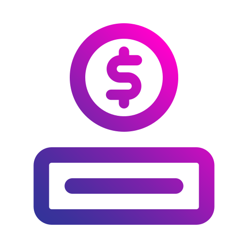 Save money Generic gradient outline icon